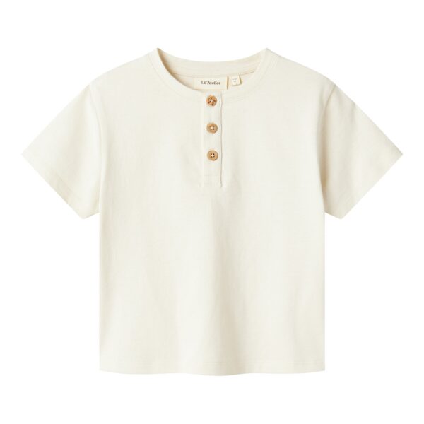 Lil Atelier Dolan SS Top - Turtledove - 92 cm
