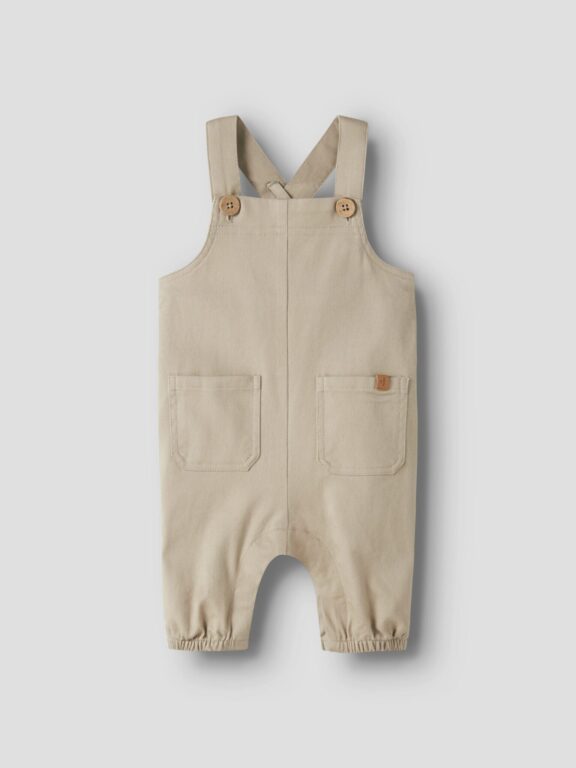 Lil Atelier Doreen Loose Twill Overall - Oxford Tan - 56 cm Lil Atelier Doreen Loose Twill Overall - Oxford Tan - 56 cm