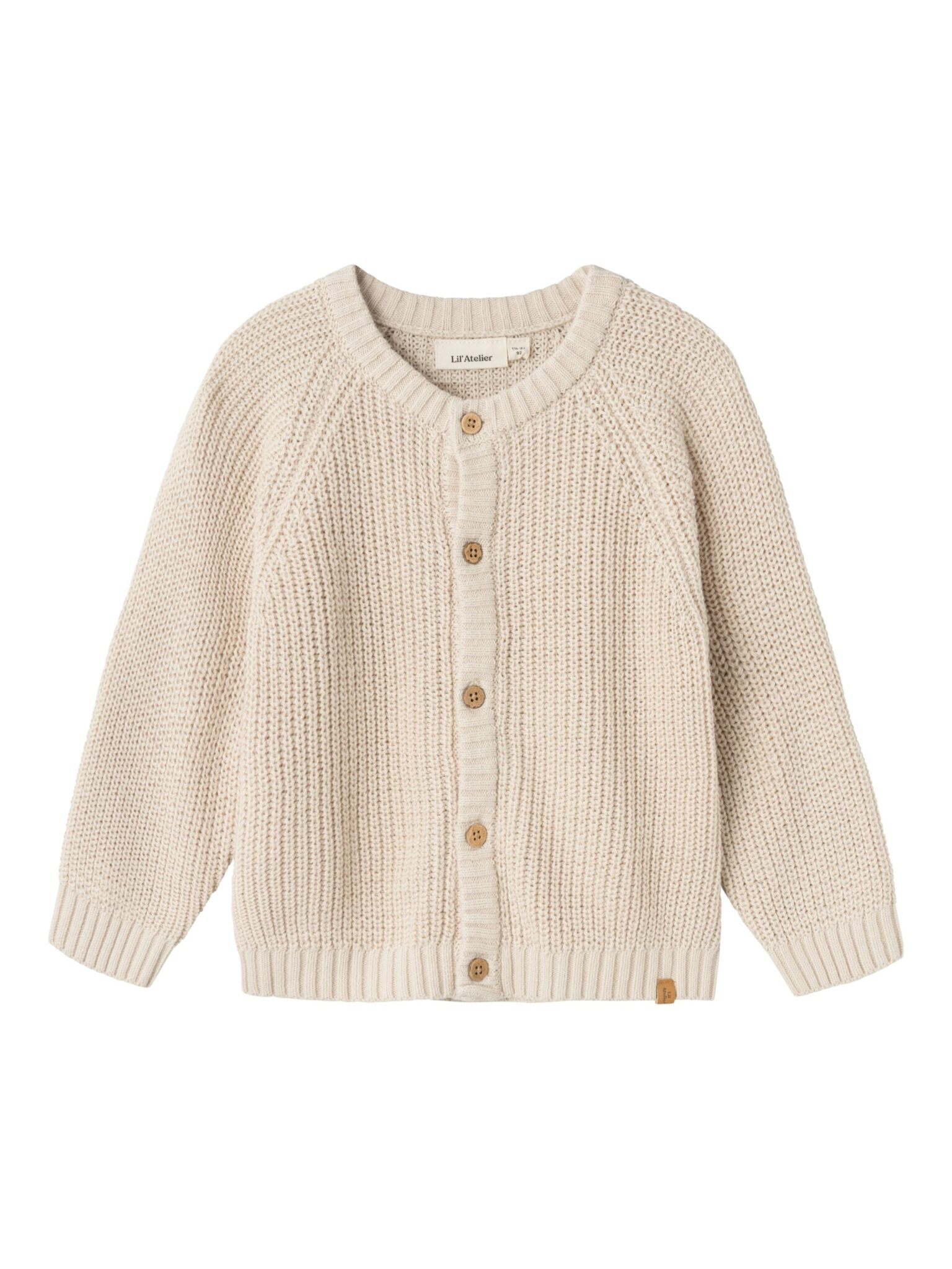 Lil Atelier Emlen Lin Knit Cardigan - Sheer Bliss - 92 cm Lil Atelier Emlen Lin Knit Cardigan - Sheer Bliss - 92 cm