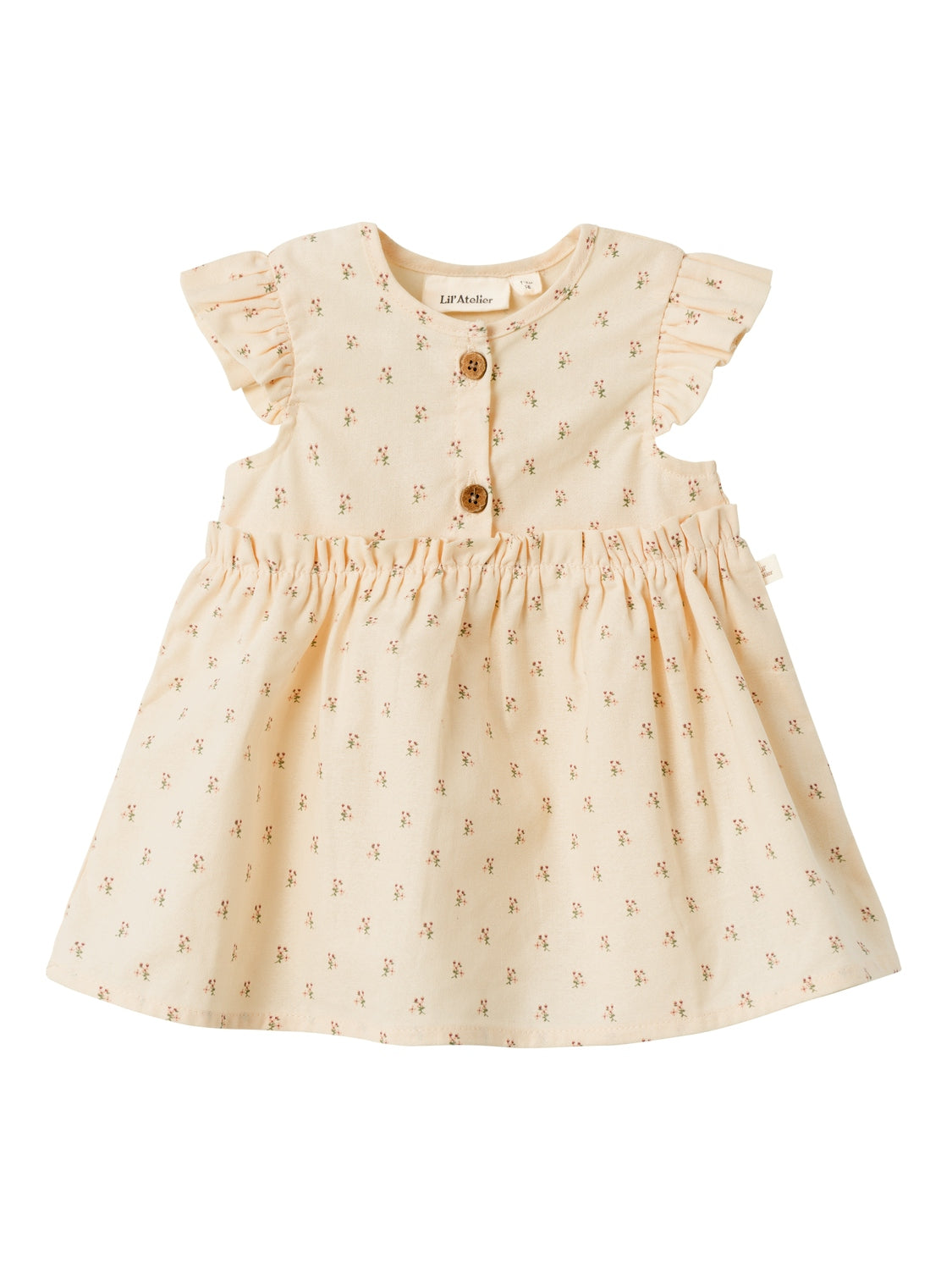 Lil Atelier Famaja Dress - Turtledeove - 56 cm
