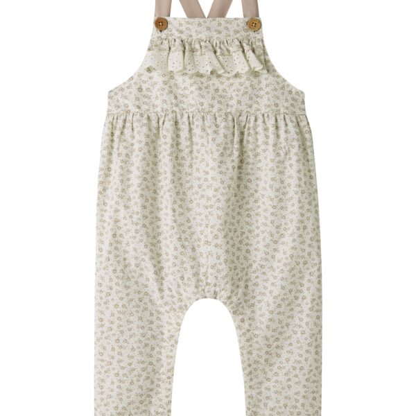 Lil Atelier Fjola Loose Overall - Coconut Milk - 56 cm