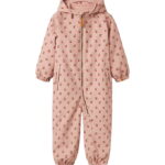 Lil' Atelier Flyverdragt - NmfLasnow10 - AOP - Misty Rose/Cherry