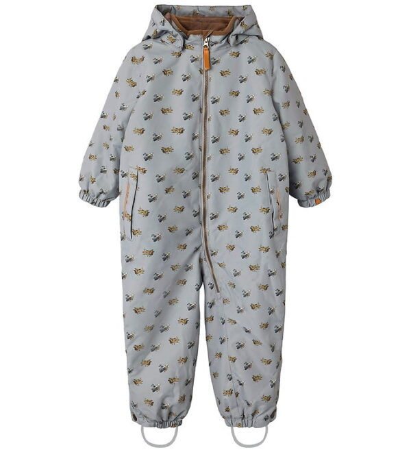 Lil' Atelier Flyverdragt - NmmLasnow10 - Ultimate Grey/Airplanes