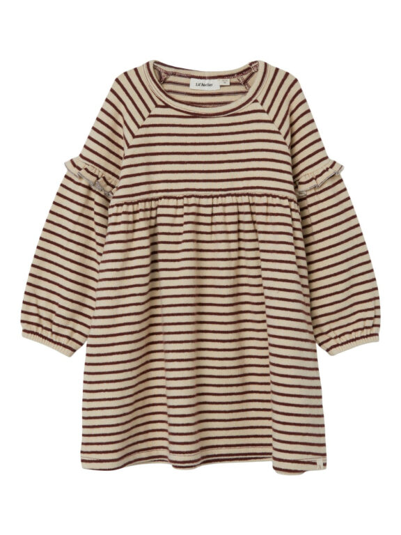Lil Atelier Fodo Kjole - Rum Raisin - 92 cm Lil Atelier Fodo Kjole - Rum Raisin - 92 cm