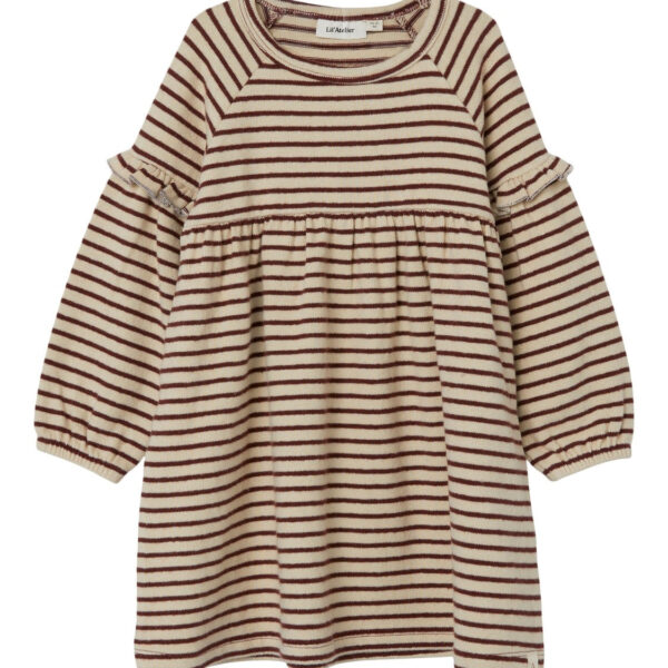 Lil Atelier Fodo Kjole - Rum Raisin - 92 cm
