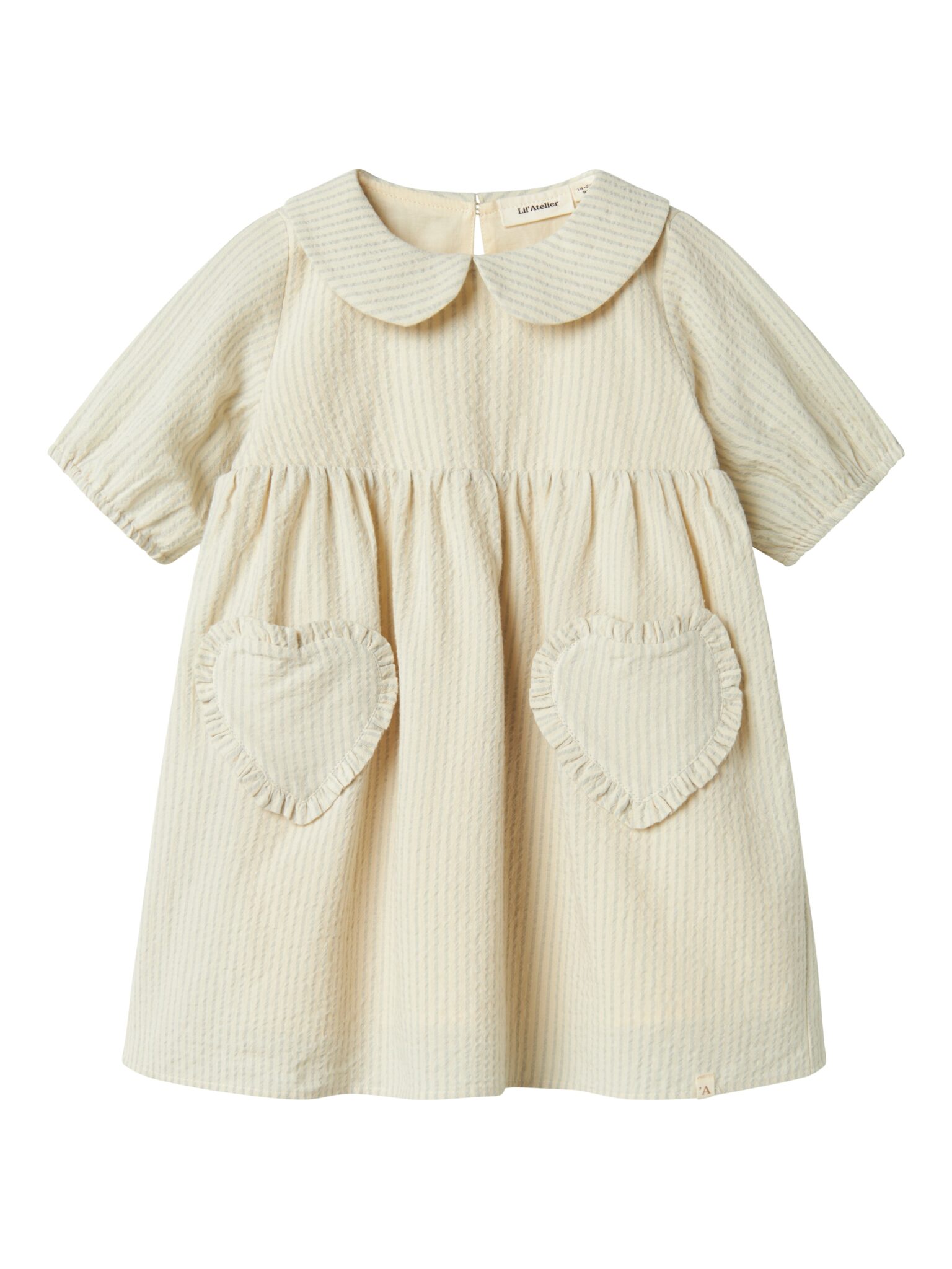 Lil Atelier Folly Loose Dress - Vapor Blue - 92 cm