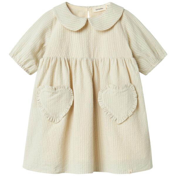 Lil Atelier Folly Loose Dress - Vapor Blue - 92 cm