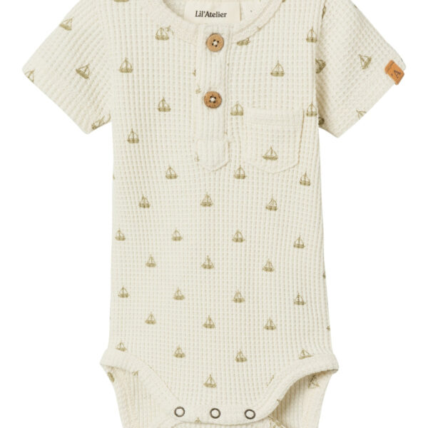 Lil Atelier Frede Body - Turtledove - 56 cm