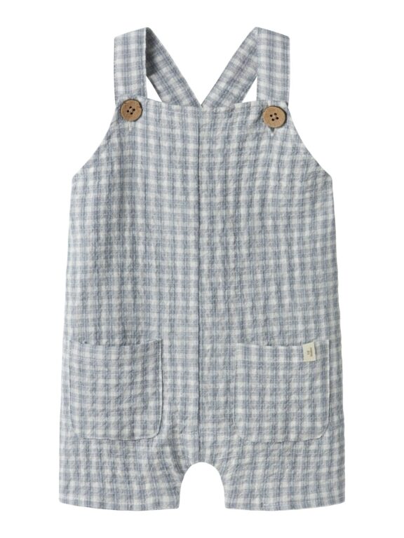 Lil Atelier Frey Loose Short Overall - Coconut Milk - 56 cm