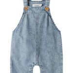 Lil Atelier Funda Denim Shorts Overall - Medium Blue Denim - 56 cm