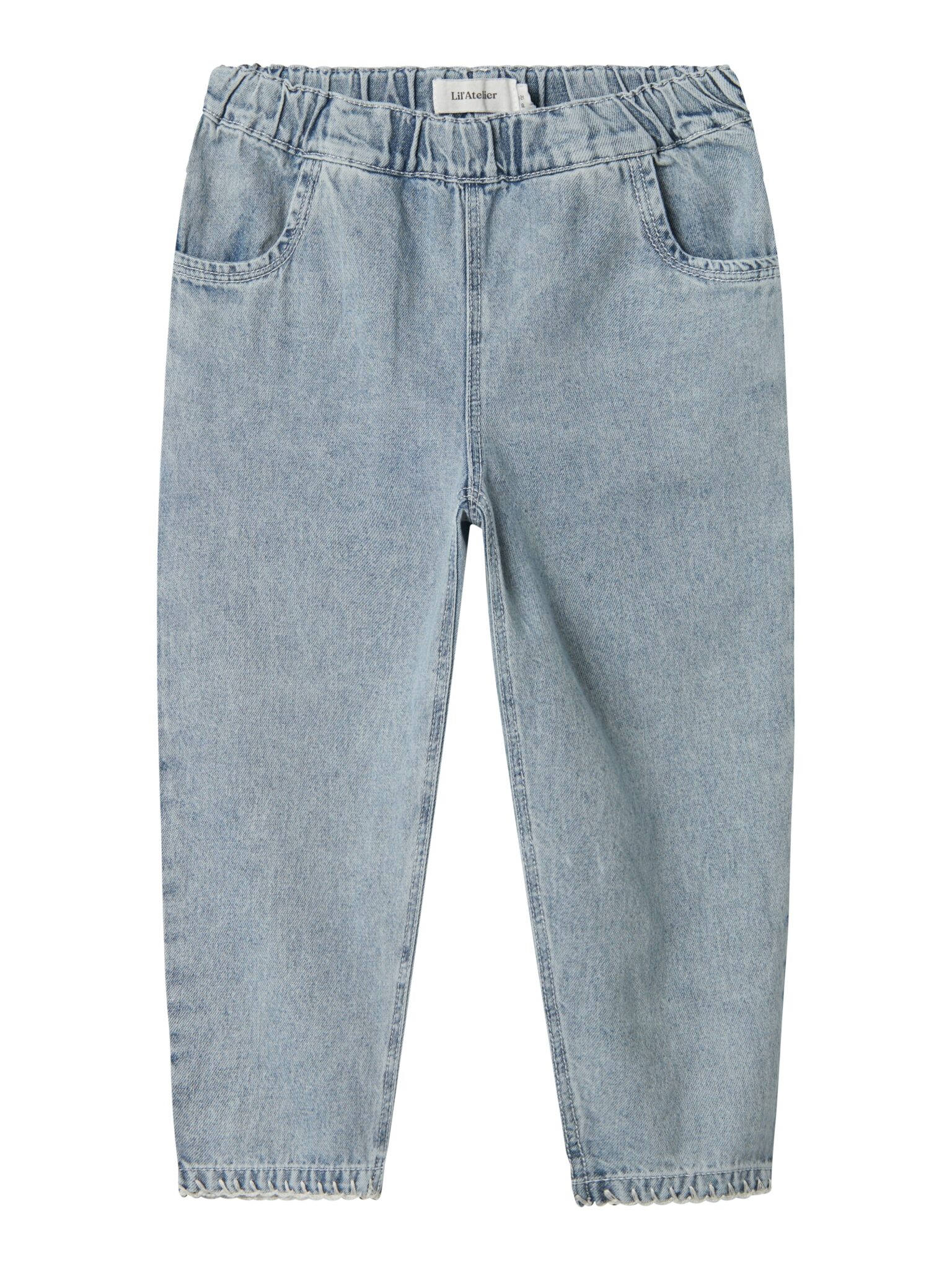 Lil Atelier Funda Loose Jeans - Medium Blue Denim - 92 cm