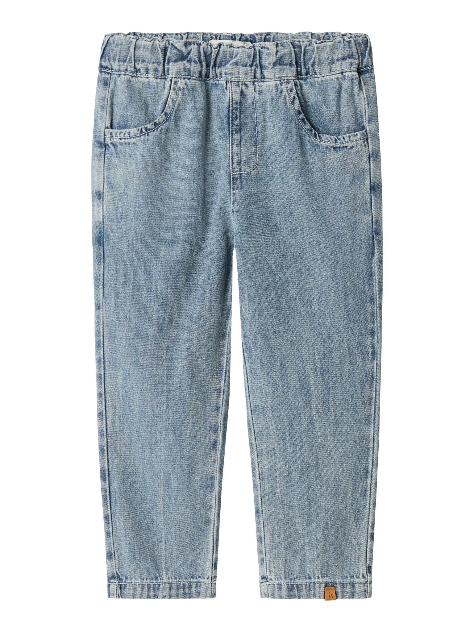 Lil Atelier Fundo Loose Jeans - Medium Blue Denim - 92 cm