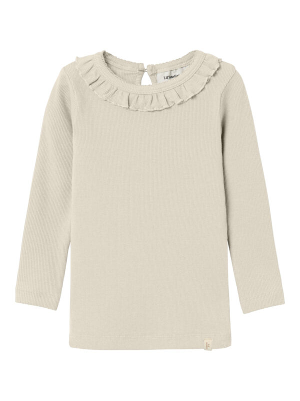 Lil Atelier Gago Dia Slim Shirt - Turtledove - 92 cm