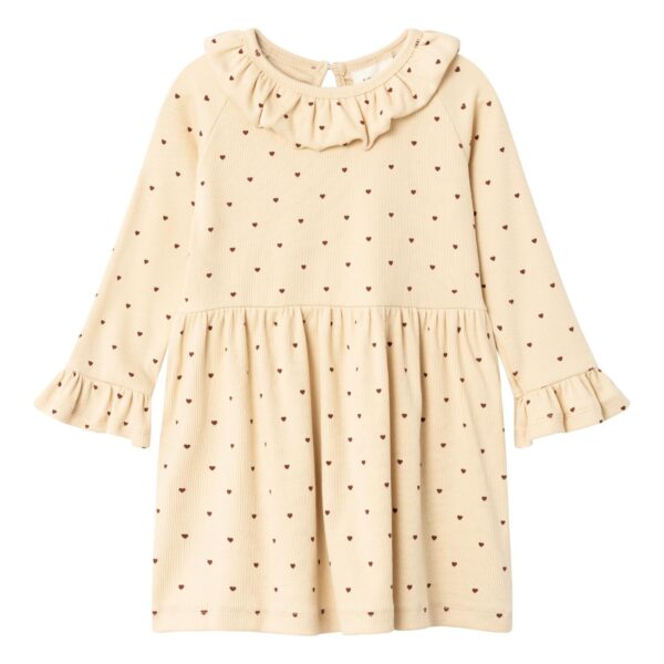 Lil Atelier Gago Kem Dress - Wood Asholt - 92 cm