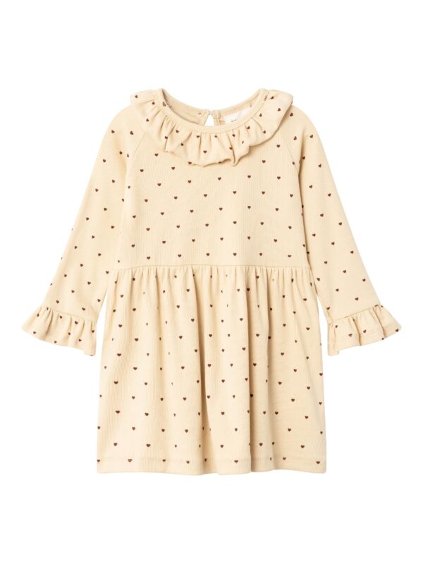 Lil Atelier Gago Kem Dress - Wood Asholt - 92 cm Lil Atelier Gago Kem Dress - Wood Asholt - 92 cm