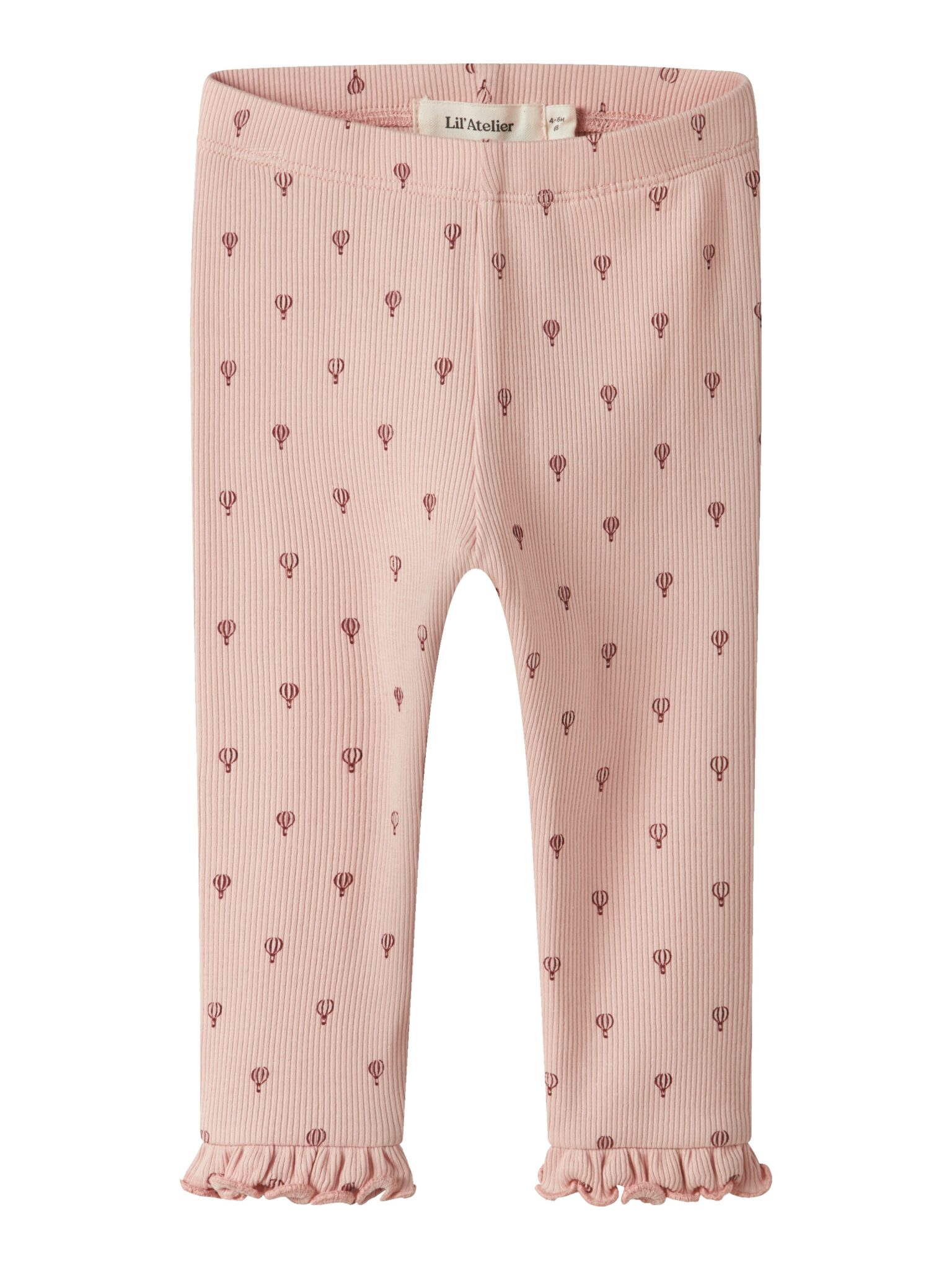 Lil Atelier Gago Kny Slim Leggings - Cameo Rose/Air Balloon - 56 cm