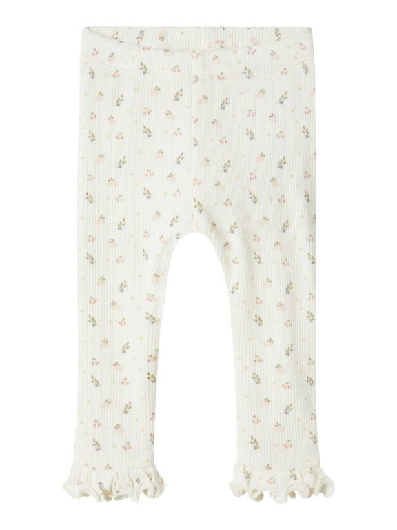 Lil Atelier Gago Kny Slim Leggings - Coconut Milk - 56 cm