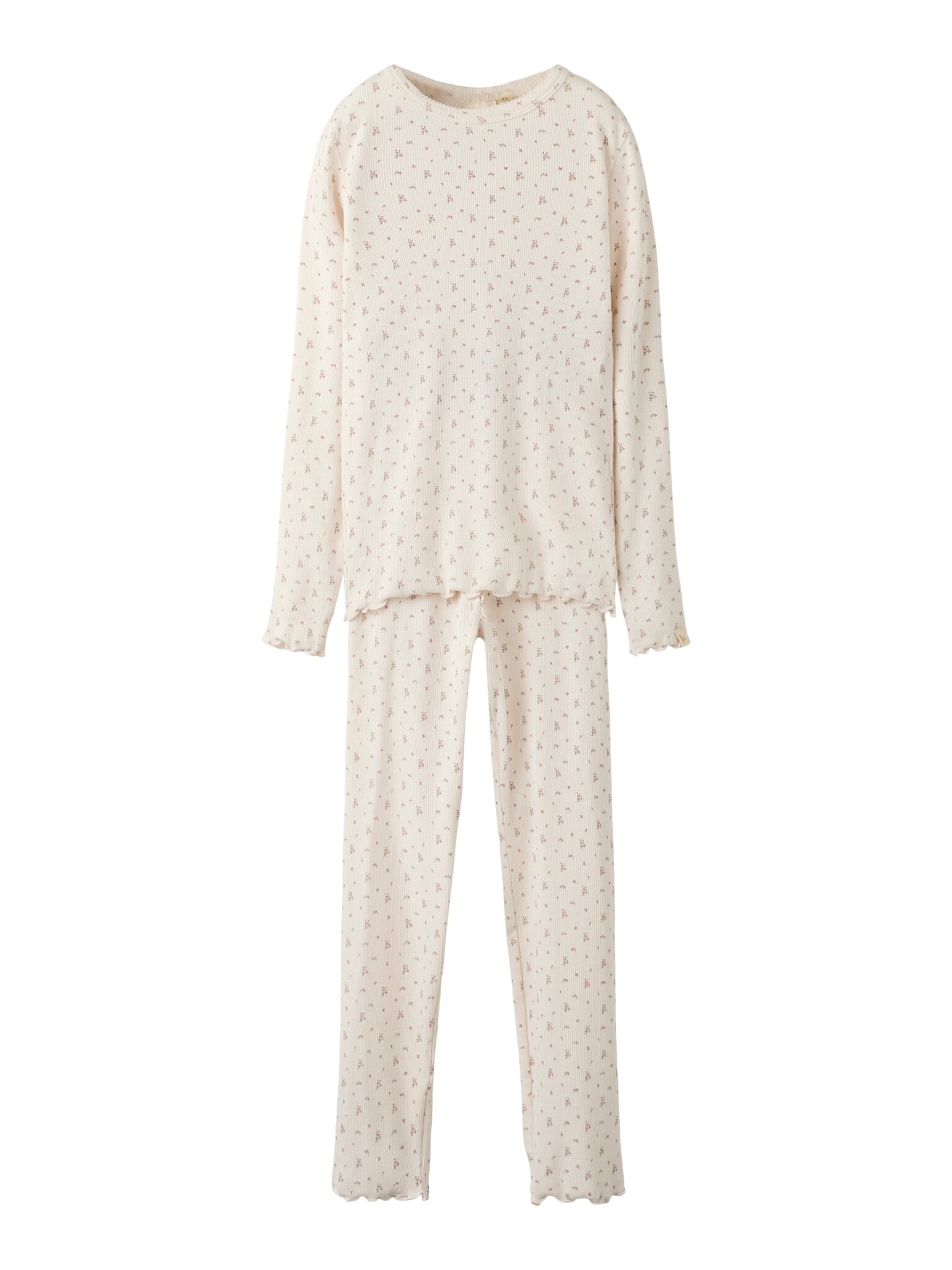 Lil Atelier Gago LS Nightset - Almost Mauve/Flowers - 92 cm