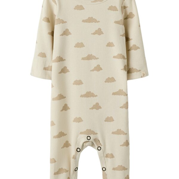 Lil Atelier Gago LS Nightuit - Turtledove/Sky - 56 cm