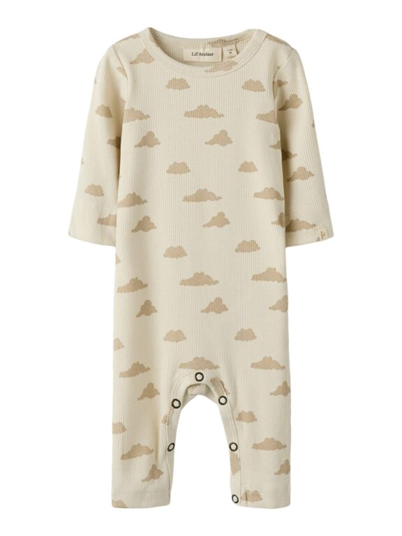 Lil Atelier Gago LS Nightuit - Turtledove/Sky - 56 cm