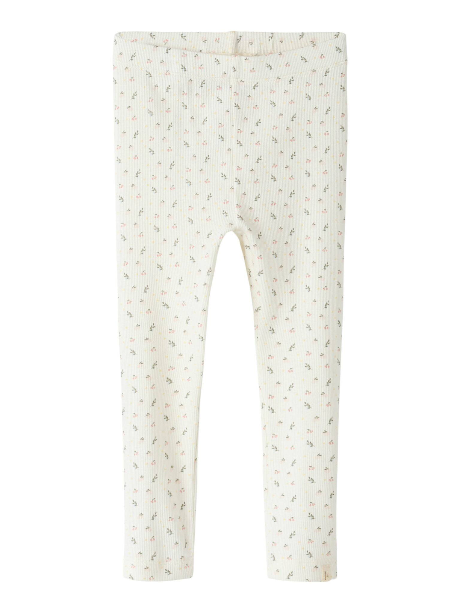 Lil Atelier Gago Slim Leggings - Coconut Milk/Small Flower - 92 cm
