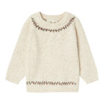 Lil Atelier Galto Rio Knit - Turtledove - 92 cm