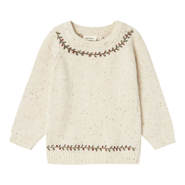 Lil Atelier Galto Rio Knit - Turtledove - 92 cm