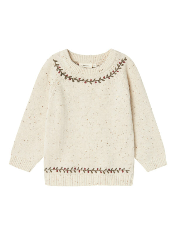 Lil Atelier Galto Rio Knit - Turtledove - 92 cm