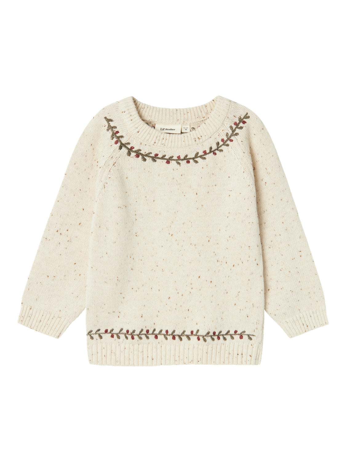 Lil Atelier Galto Rio Knit - Turtledove - 92 cm