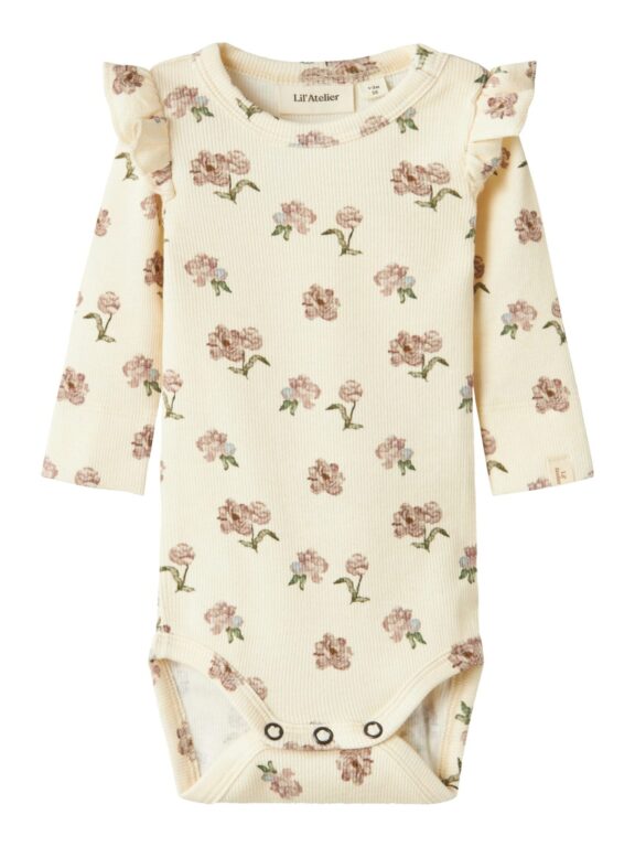 Lil Atelier Gavo Eko Slim Body - Turtledove/Peony - 56 cm