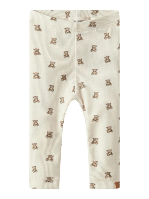 Lil Atelier Gavo Elf Slim Leggings - Turtledove - 56 cm