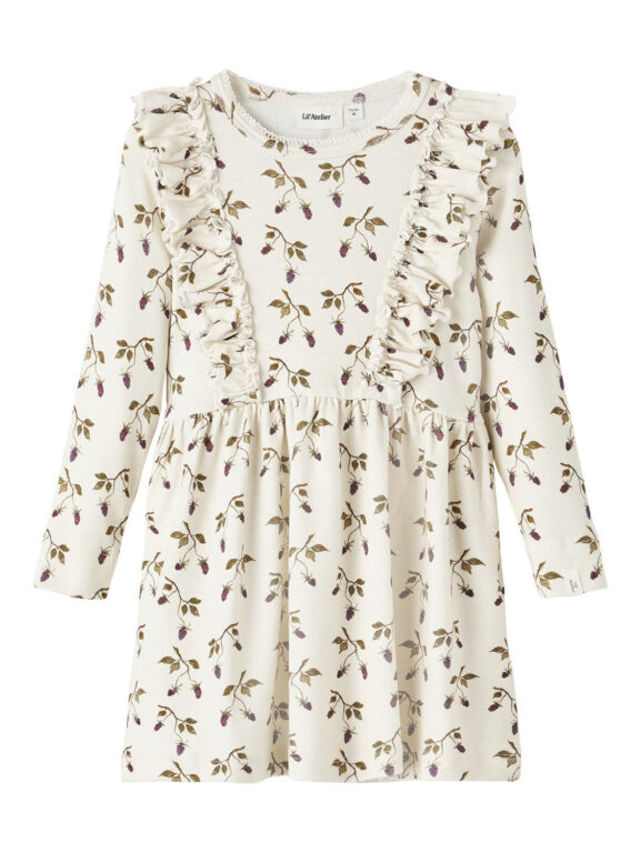 Lil Atelier Gaya Dress - Turtledove Berry - 92 cm Lil Atelier Gaya Dress - Turtledove Berry - 92 cm