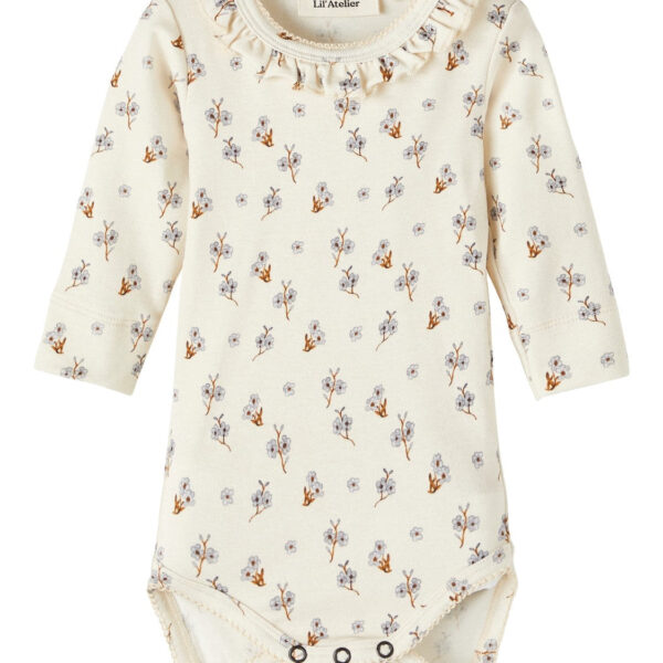Lil Atelier Gaya Slim LS Body - Turtledove - 56 cm