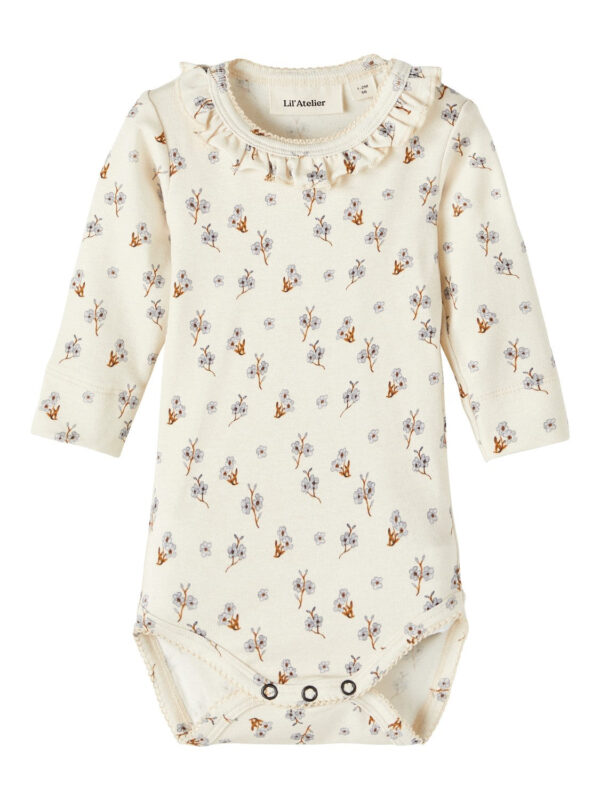 Lil Atelier Gaya Slim LS Body - Turtledove - 56 cm