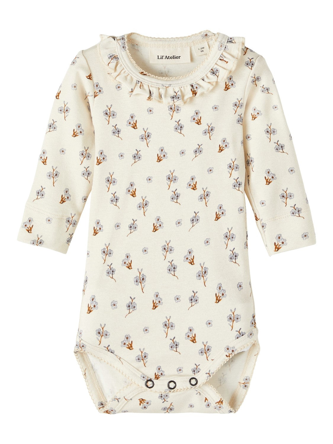 Lil Atelier Gaya Slim LS Body - Turtledove - 56 cm