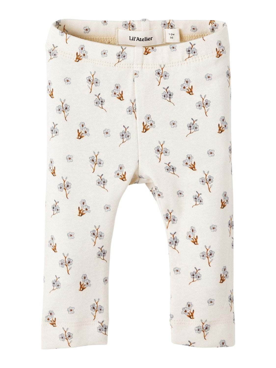 Lil Atelier Gaya Slim Leggings - Turtledove - 56 cm