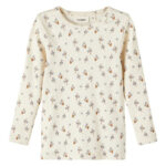 Lil Atelier Gaya Slim Top - Turtledove - 92 cm