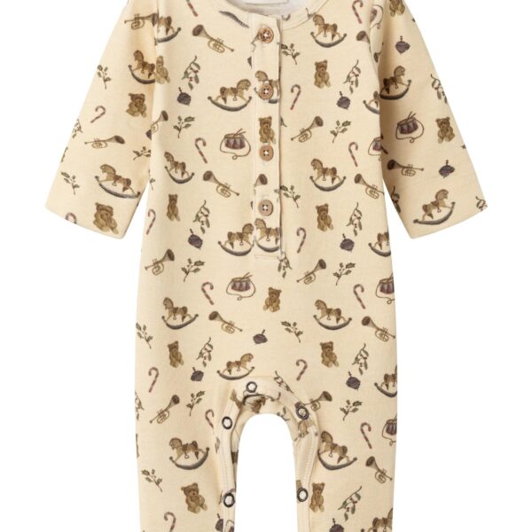 Lil Atelier Gayo Natdragt - Wood Ash - 56 cm