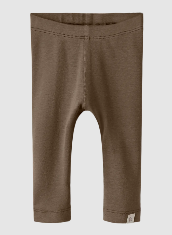 Lil Atelier Gayo Slim Leggings NOOS - Shitake - 56 cm