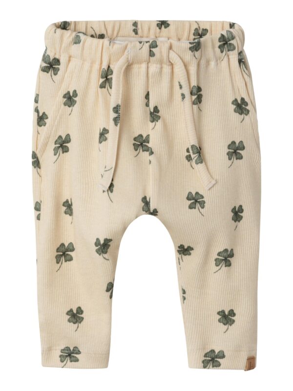 Lil Atelier Geo Loose Pant - Wood Ash - 56 cm Lil Atelier Geo Loose Pant - Wood Ash - 56 cm