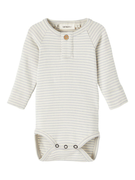 Lil Atelier Geo Slim Body - Harbor Mist / Stribet - 56cm