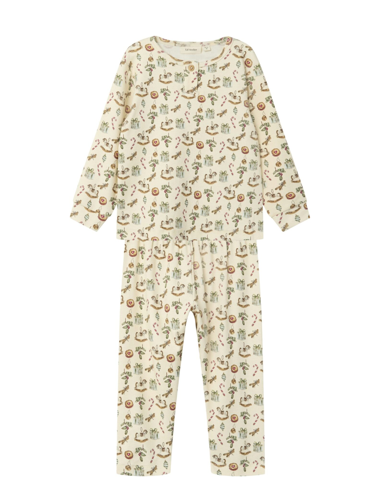 Lil Atelier Gio Natsæt - Turtledove - 92 cm