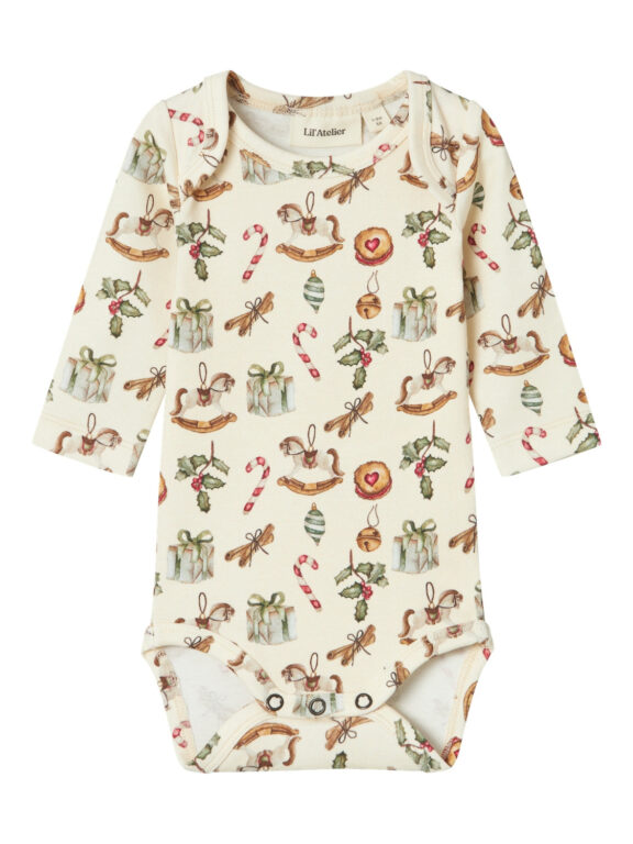 Lil Atelier Gio Slim Body - Turtledove - 56 cm