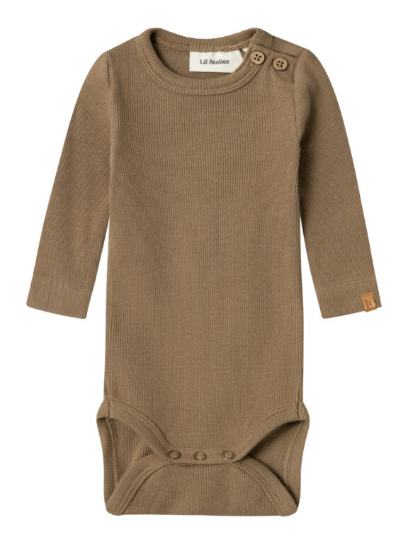 Lil Atelier Halli Body - Sepia Tint - 56 cm