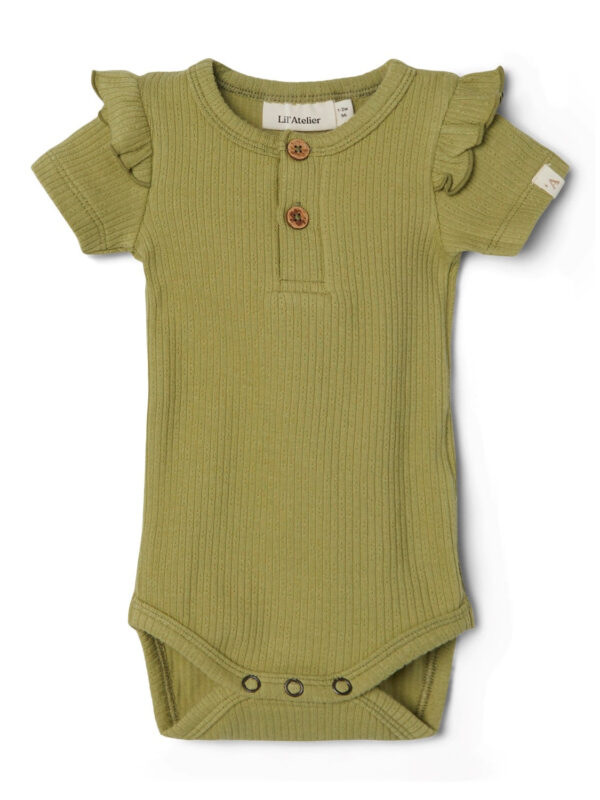 Lil Atelier Helga Slim Body - Sage - 56 cm