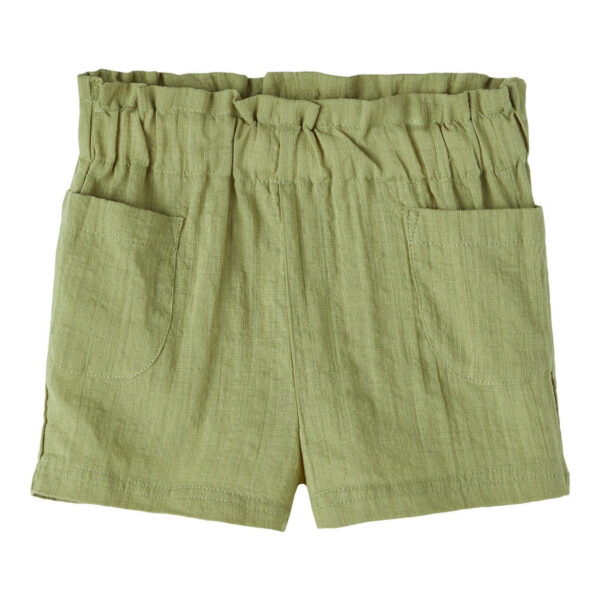 Lil Atelier Hessa Loose Shorts Girl- Sage - 92 cm