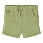 Lil Atelier Hessa Loose Shorts - Sage - 92 cm