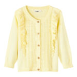 Lil Atelier Hija Knit Cardigan - Double Creme - 92 cm