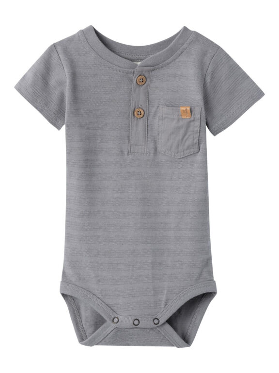 Lil Atelier Hijan Slim Body - Frost Gray - 56 cm