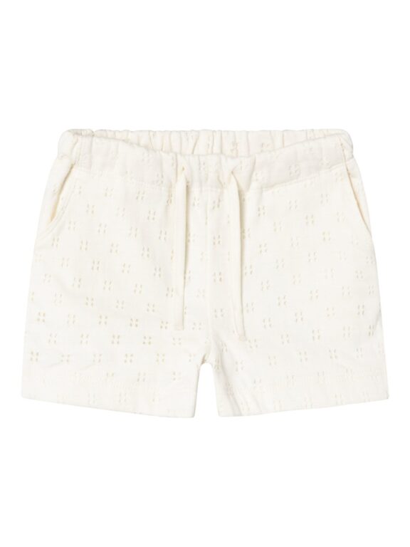 Lil Atelier Himaja Shorts - Coconut Milk - 92 cm